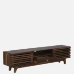 Brentwood Rubberwood TV Stand in Fade Resistant Natural Wenge Finish - Image 7