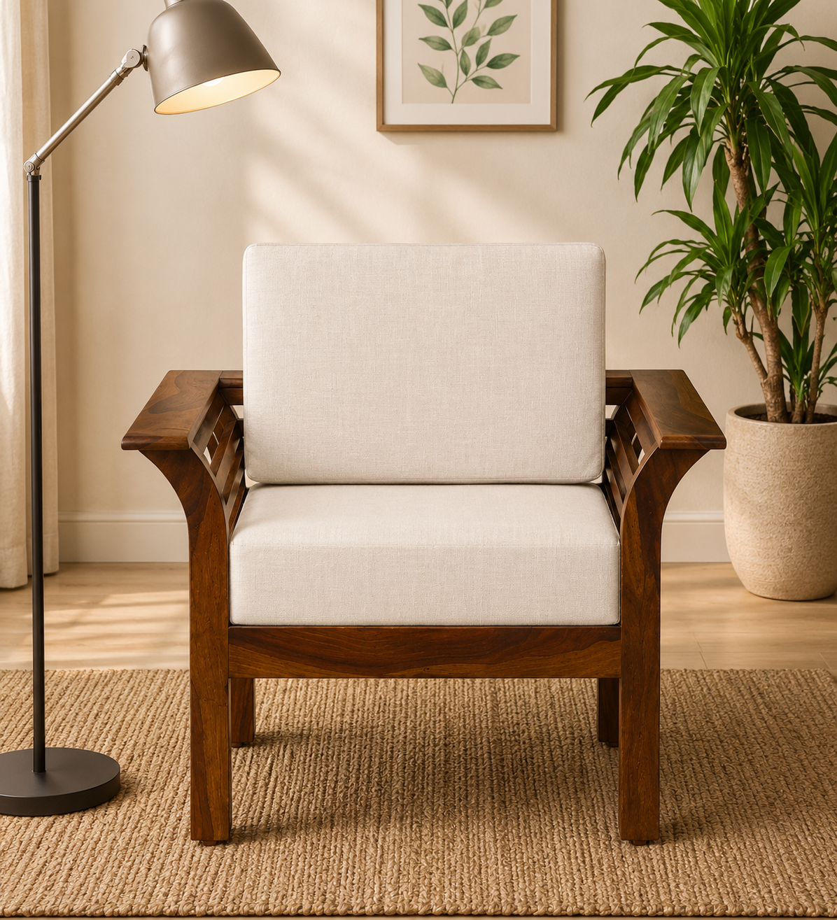 Harper-Modern-Fabric-1-Seater-Sofa-with-Superior-Comfort-and-Contemporary-Appeal-classic-wood-1.png Harper Modern Fabric 1 Seater Sofa with Superior Comfort and Contemporary Appeal - Image 1
